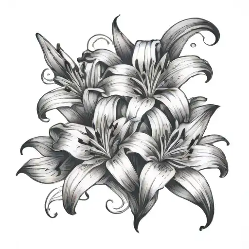 Lily Flowers On Hand