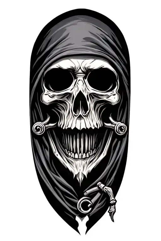 Russian Prison Tattoos Grim Reaper