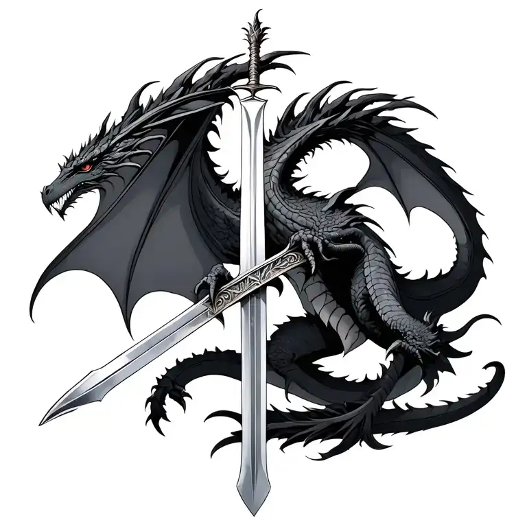 Demon Drogon Feathered Sword