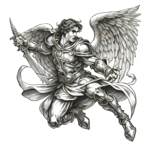 Arc Angel Gabriel Fighting