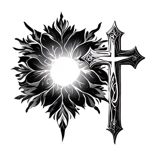 Christian Cross For Back