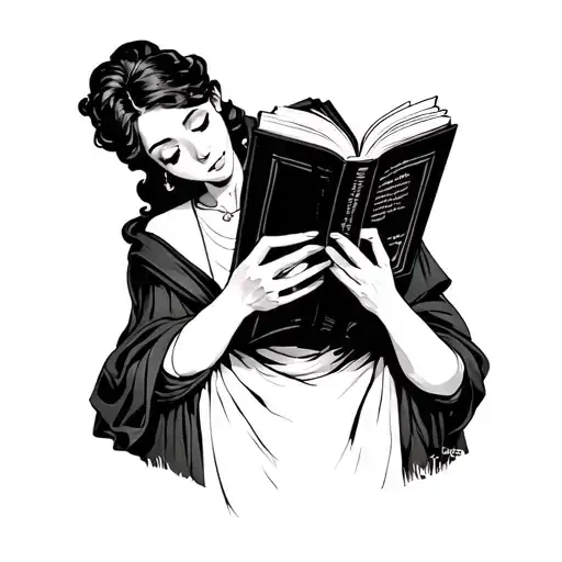 Leslie Is A Scholar Reading A Book