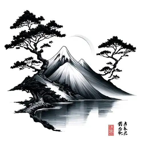 Japanese Style Mountain