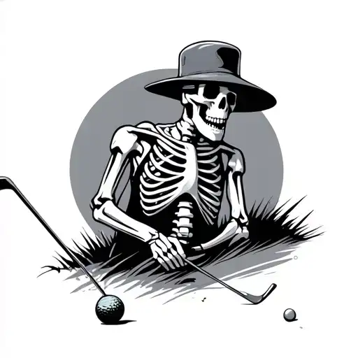 Skeleton Golfing