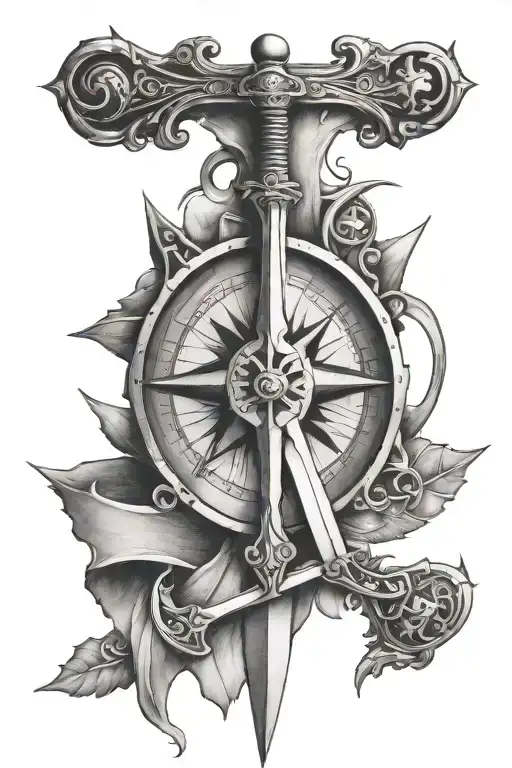 Sword And Compass