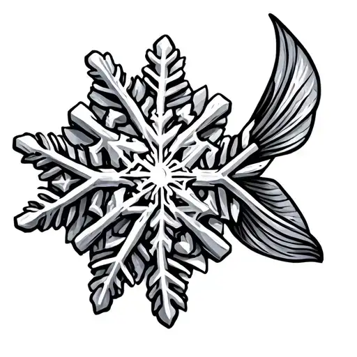 Snowflake With Fish Incorporated