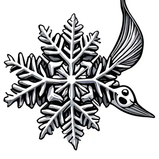 Snowflake With Fish Incorporated