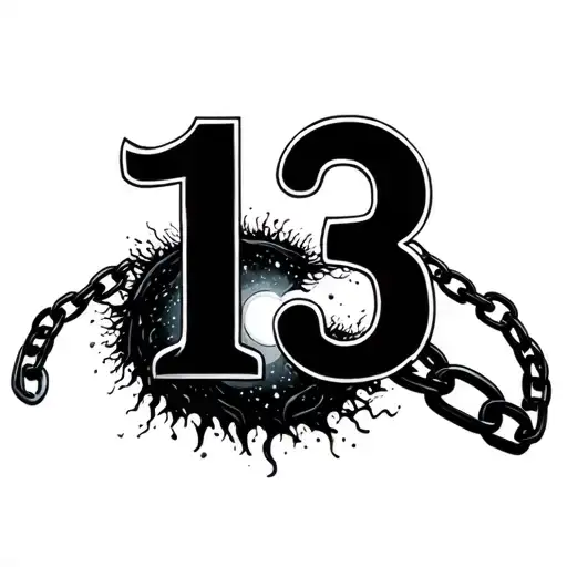 Black Hole Chain And Number 13 Incorporated