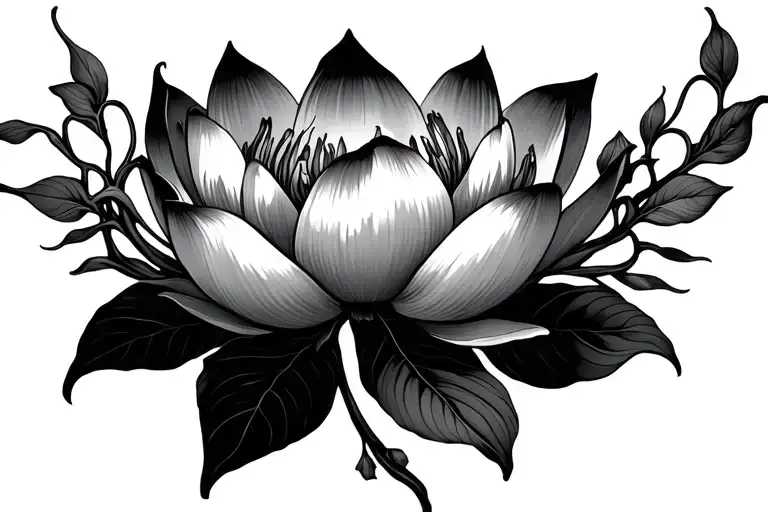 Lotus And Vine Thin Long