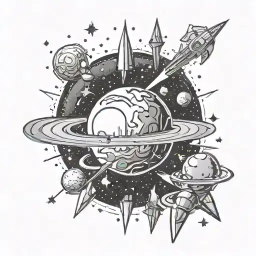 Outer Space With Stars