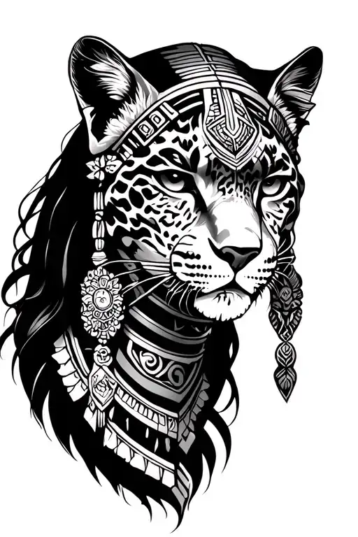 Jaguar Princess Aztec Warrior