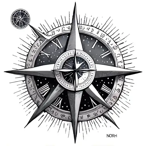 North Star With A Specific Time Piece