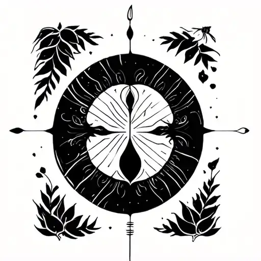 I Want A Asymmetrical Minimal Little Outline Tattoo Design By The Life An Hope And Reincarnation