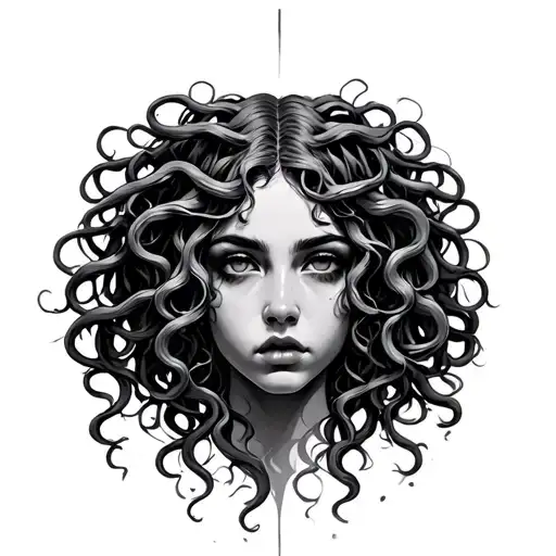 Medusa Head But With My Girlfriends Face Features