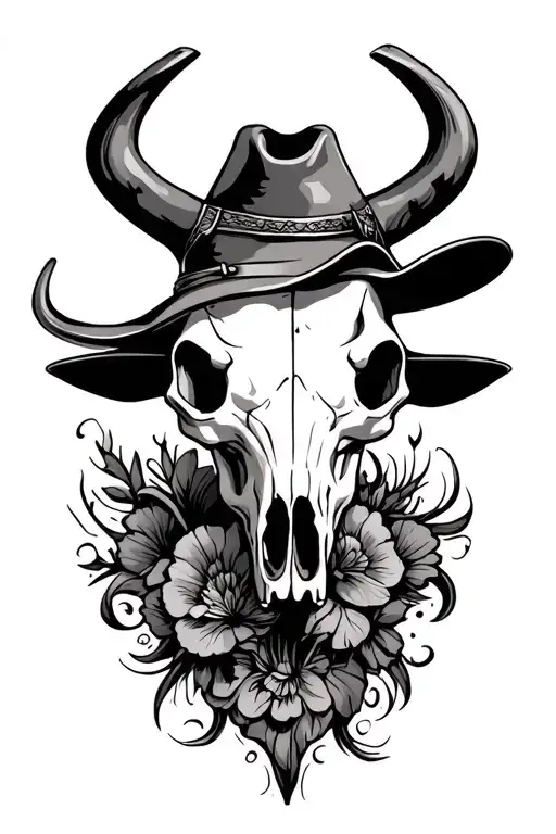Bull Skull Cowboy