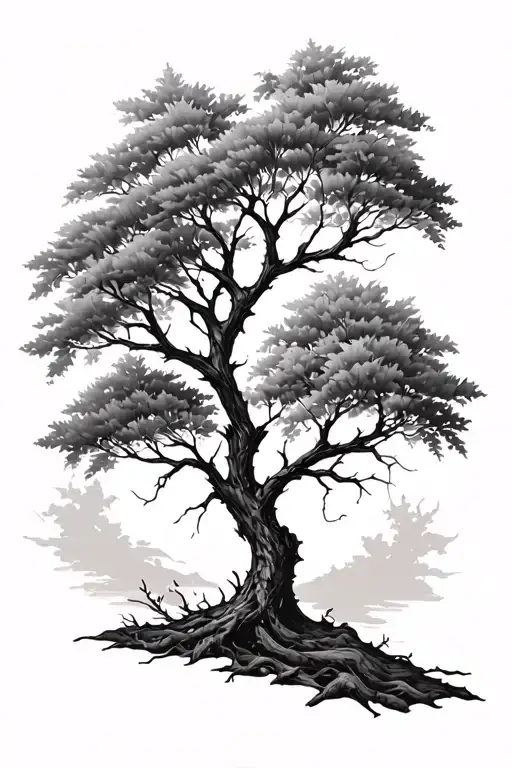 Leafless Tree On Forearm