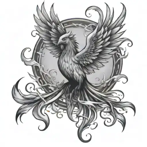 Phoenix Rising From The Ashes