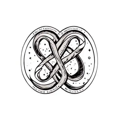 Infinity Symbol With Virgo Scorpio Signs