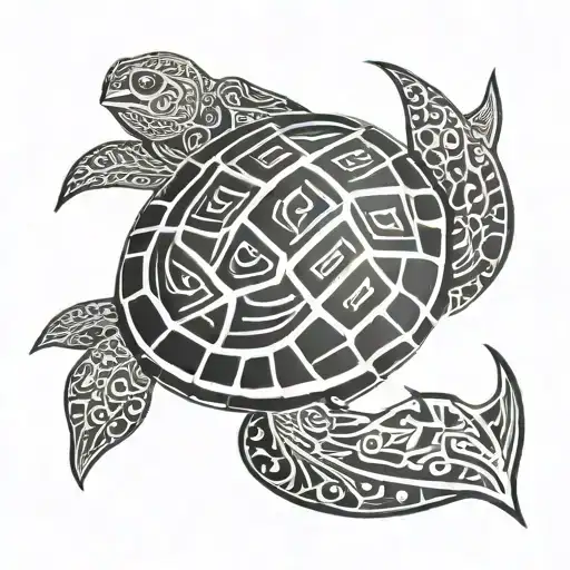 Turtle Tribal Symbols