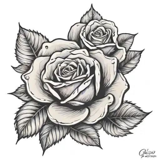 Rose Tattoo Lemon Paper