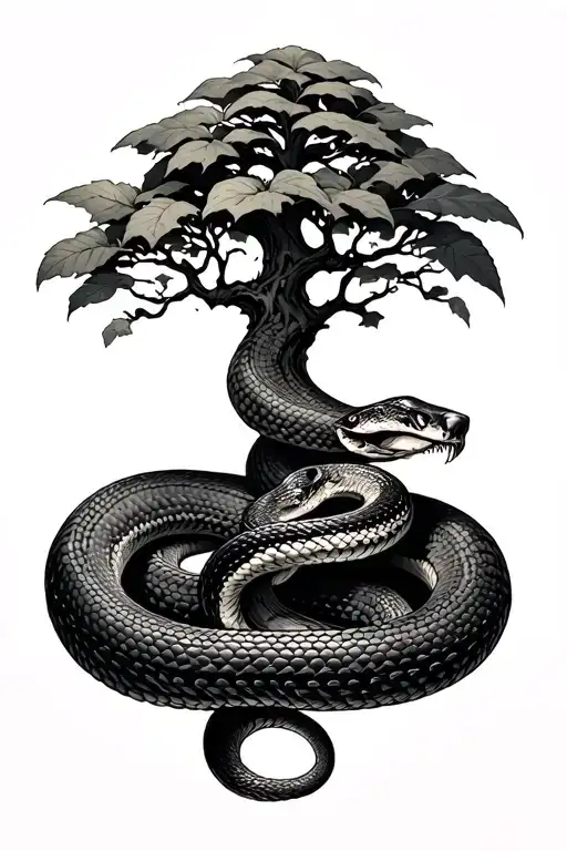 Poison Tree And Snake