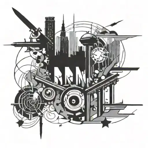 Berlin And Abstract Techno Music