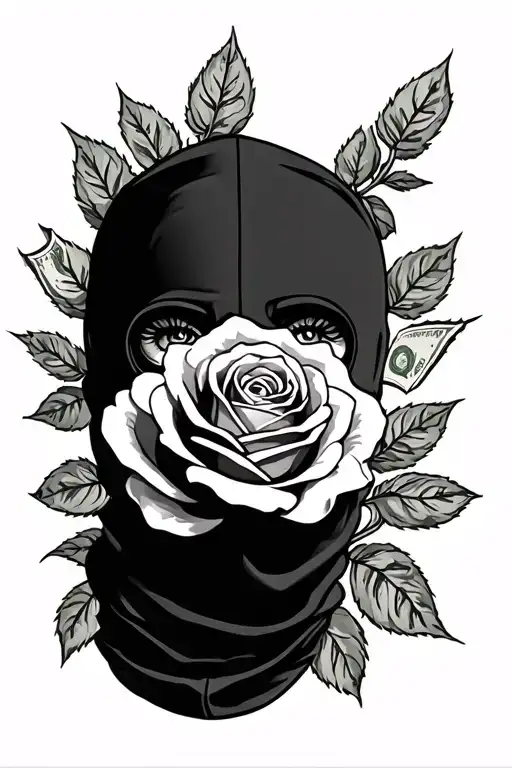 Money Roses Balaclava