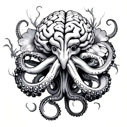 Brain Octopus Flower