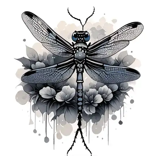 Dragonfly With Mirassol