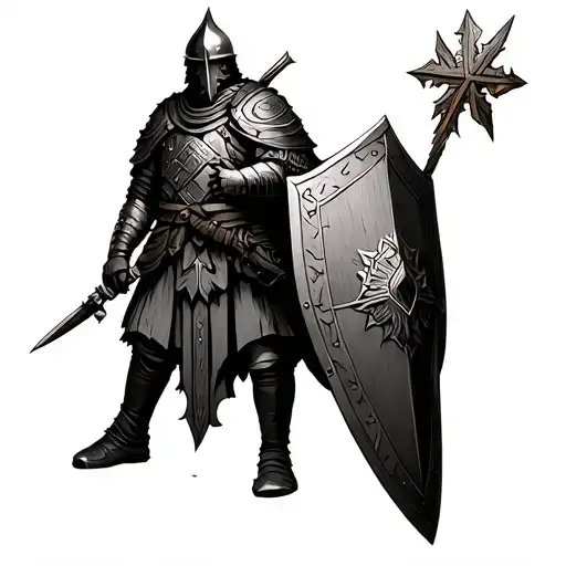 Nordic Soldier With Shield