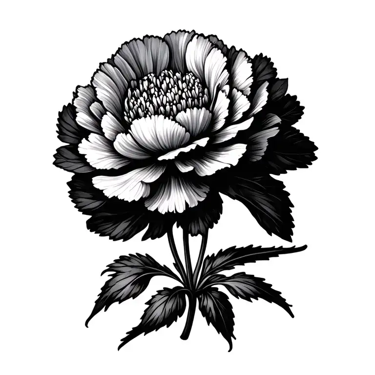 Carnation And Snowdrop