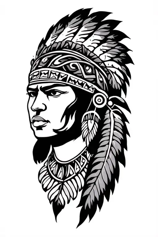 Polynesian Style With Native American