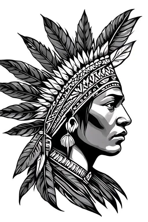 Polynesian Style With Native American