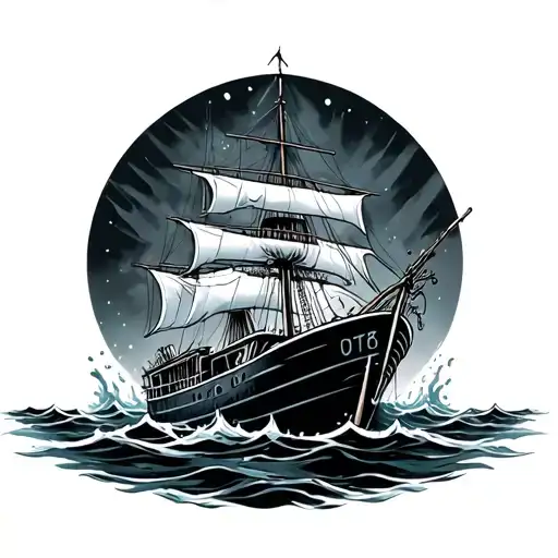 Under Water Wreck Boat