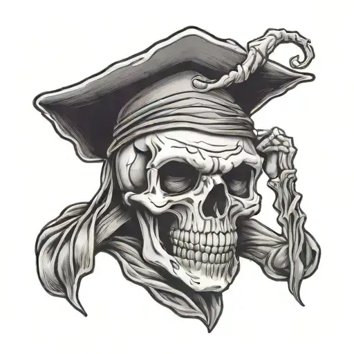 Skeleton Waving Graduation Cap