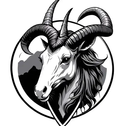 Capricorn Slim On A Round Shields