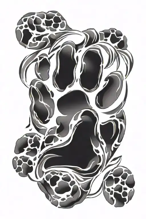 Dog Paw Print
