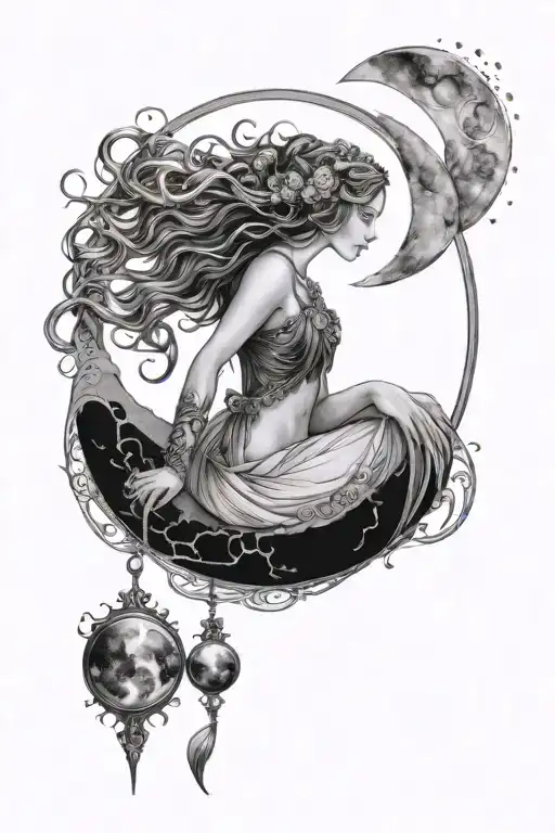 Freya Goddess Moon Phases