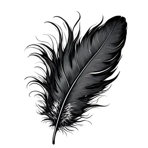 Black Feather Forearm