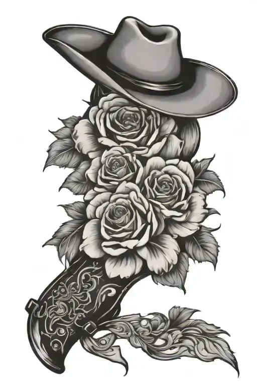 Western With Flower