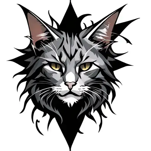Sigil Of Lucifer Morningstar Cat Face