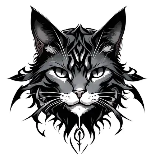 Sigil Of Lucifer Cat Face