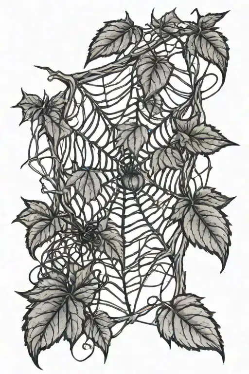 Vines In A Spider Web