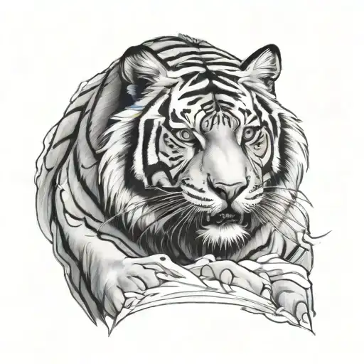 Snow And Ice Tiger