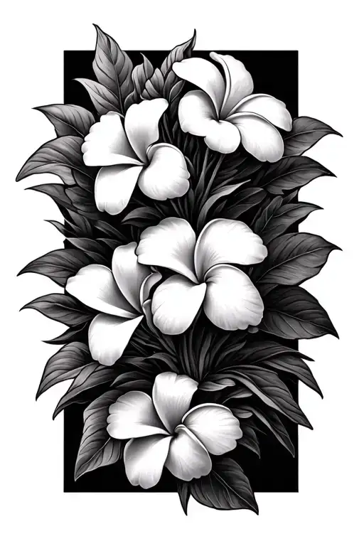 Plumeria Flower Bouquet