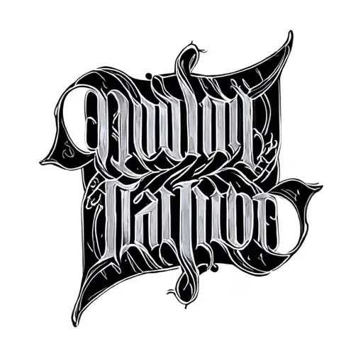 Two Word Ambigram Generator