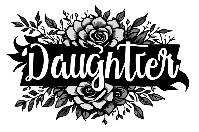 Daughter Name Written