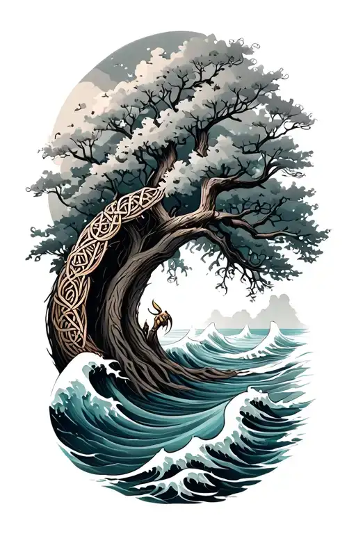 Ocean Waves Family Tree Viking And Celtic