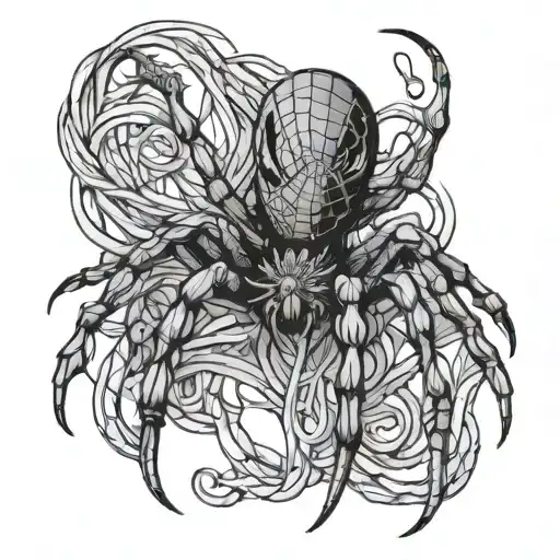 Spider Knits A Scarf