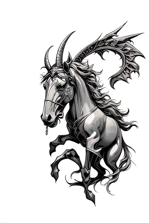 Capricornio Y Acuario Knight Of The Zodiac Sign Intertwined